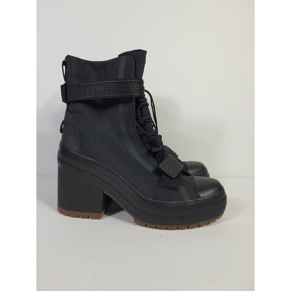 Converse Shoes - CONVERSE CHUCK TAYLOR All STAR GR82 WOMENS US 10 BOOTS BLACK PLATFORM HEEL BOOTS